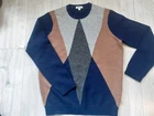 Jaeger Women's Pure Lambswool Jumper Size M  Round Neck