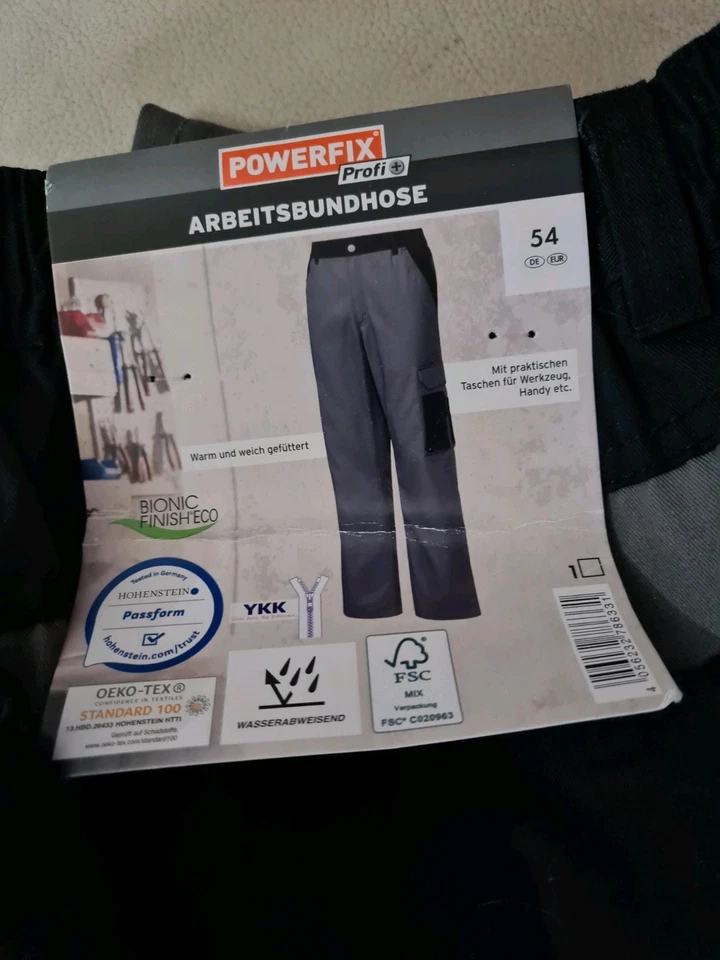 Arbeitsbundhose Powerfix Gr. 54 Winter NEU - Bild 3 von 3