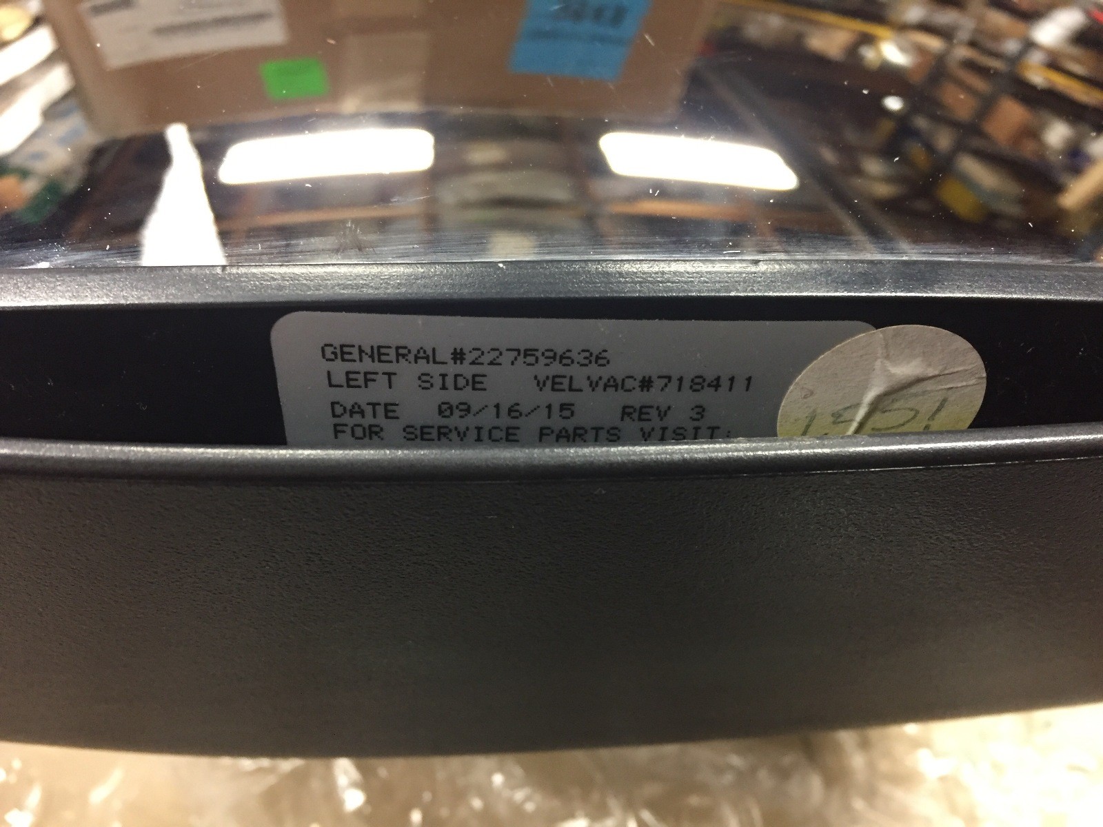 03-25 Chevy Express/GMC Savanna RV Cutaway Chassis Velvac LH Manual Tow Mirror