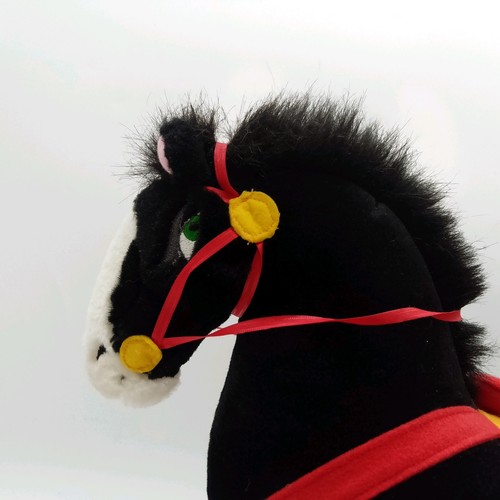 Disney Mulan Khan Black Horse Red Saddle 14" Plush Toy (#H1/09) - Picture 11 of 14