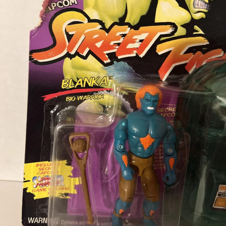Figura Blanka Street Fighter The Movie 1993 de colección Capcom Bio Warrior  Foto 3 de 4