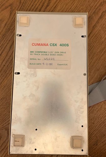 BBC (CUMANA ) CSX 40/80 400S disk drive - Picture 4 of 4