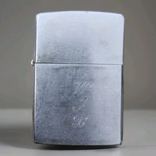 Vintage Zippo Lighter Pat 2517191 Bradford PA W/ Matching Insert WORKS Engraved