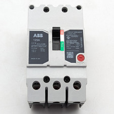 ABB 3-Pole Bolt-On 125A Molded Case Circuit Breaker (TEYL3125B) | Gray