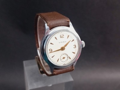 Soviet Vintage Ladies Watch Uran Vostok ChChZ 1960, Mechanical Watch USSR