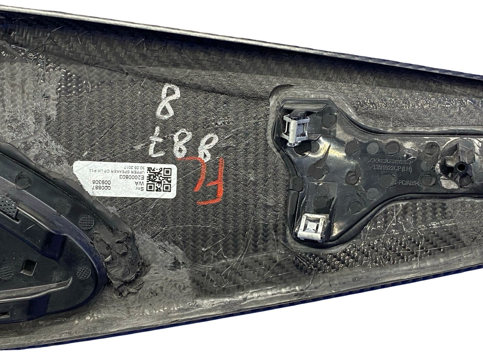 2016-2021 Mclaren 570s Front Left Right Carbon Fiber Interior Door Panel Set