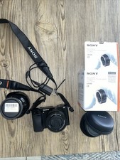 Sony A6000 W/16-50mm f/3.5-5.6 OSS Alpha E-Mount Retractable Zoom Lenses/E Mount