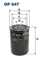 Filtron OP 647 Filter, Betriebs Hydraulik FüR Agrale, DEUTZ-FAHR, Fendt, Ford
