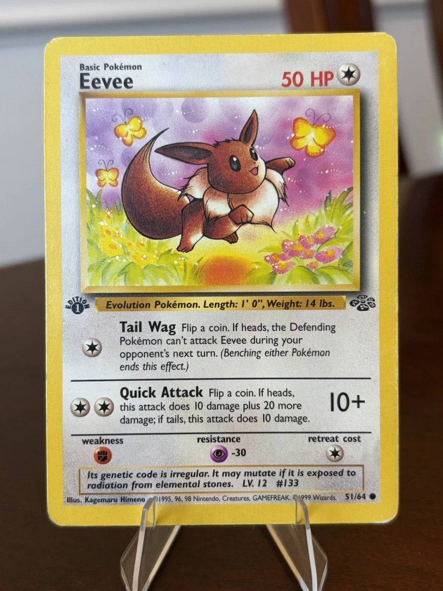 Eevee Pokmon TCG Common Base Set Individual Collectible Card Game Cards  for sale | eBay