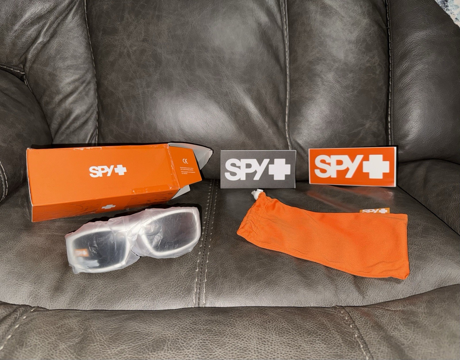 SPY Optic Piper, Rectangular Wrap Sunglasses, Col… - image 1