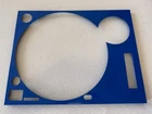 Technics SL 1200 / 1210 MK2 Turntable Faceplate Cover BLUE