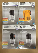 Commercial Electric 4-Pack 3" LED Gimbal Recessed Downlight 2700K-5000K WHITE.