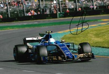 Antonio Giovinazzi "clean racing" autograph signed 20x30 cm picture