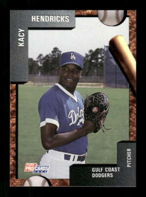1992 Fleer ProCards Gulf Coast Dodgers 3561 Kacy Hendricks BXCP32