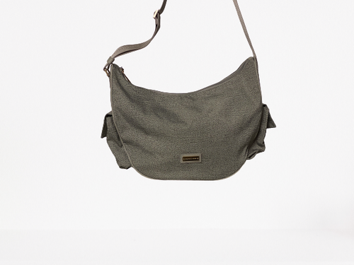 Borsa Borbonese Portofino Grigio E Tortora Scuro 36x25x15 cm | eBay