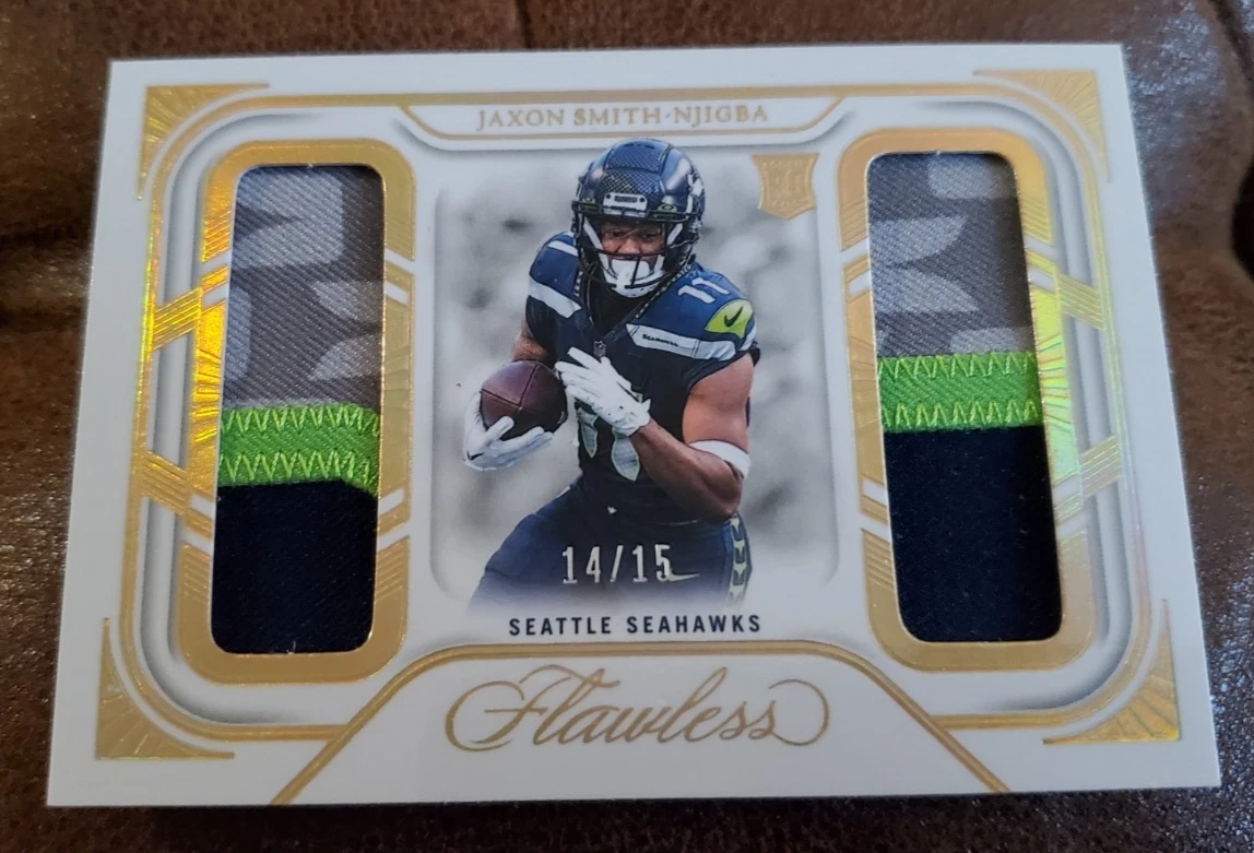 Jaxon Smith-Njigba Panini Flawless Debut Duals Relics #DDJSN Base
