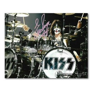 KISS ドラムヘッド 2019Eric Singer 直筆サイン KISS ドラムヘッド 2019Eric Singer 直筆サイン