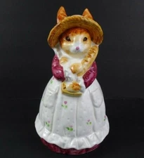 Bunny Music Box Rabbit Bunny It's A Small World 7.5" 1984 Easter Arnat Imports