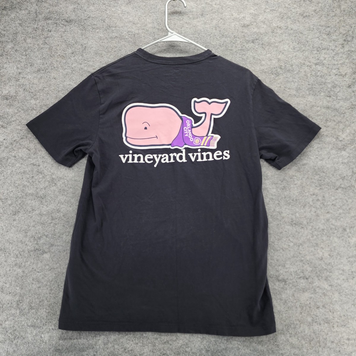 Vineyard Vines Orlando City Shirt Mens Small MLS Soccer Short Sleeve Black