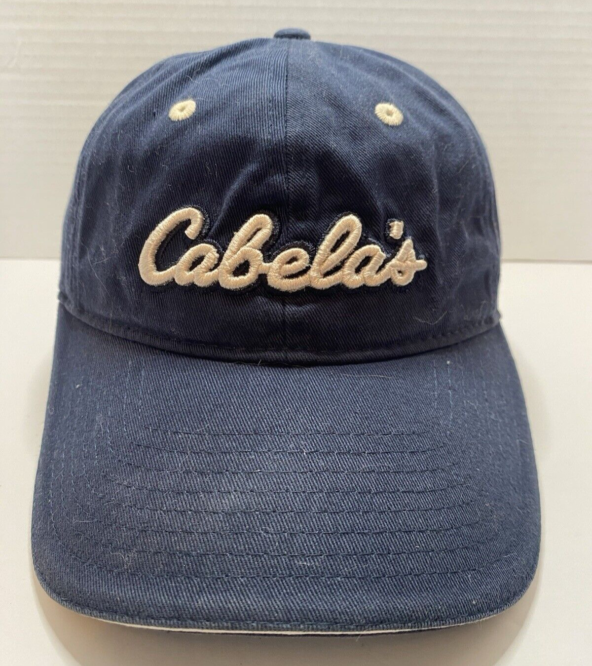 Cabela's Blue Adjustable Strap-Back Hat Embroider… - image 1