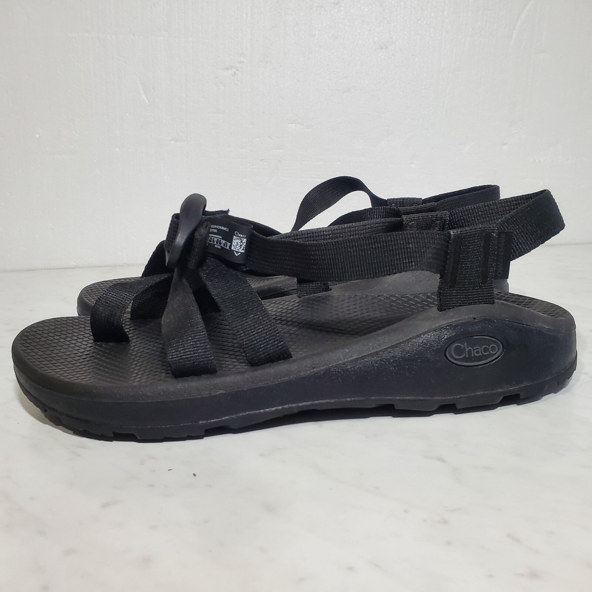 Chacos Z toe loop vibram soles, black, men’s size 10, EUC hiking camping outdoor Chaco Men main image 3