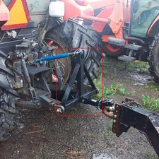 New For Category 1 Tractor Tow Drawbar Adapter 3 Point 2" Receiver Trailer Hitch