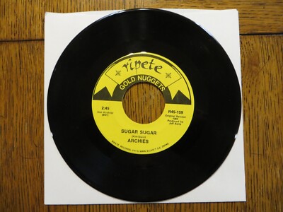 The Archies / Johnny Thunder   Sugar Sugar / Loop De Loop - 1982 - 7'' Single VG+