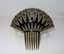 Gorgeous Antique Hair Comb done in a Floral Design