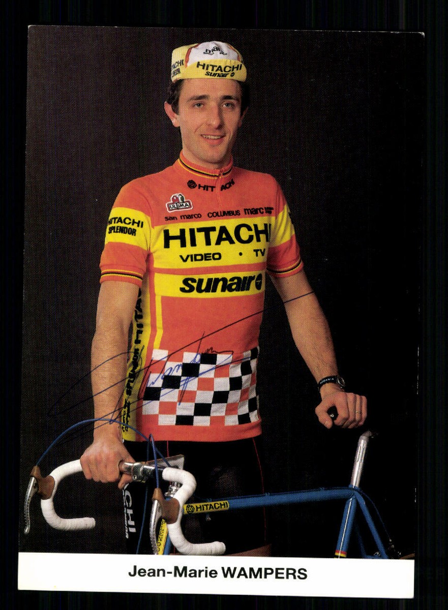 Carte Autographe Originale Jean-Marie Wampers - Cyclisme
