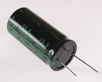 5x 15000uF 25V Radial Electrolytic Aluminum Capacitor 15000Mfd DC 25VDC 