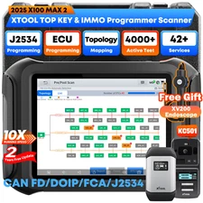 XTOOL X100 MAX2 J2534 ECU Programming Auto Scan Tool + KC501 Key Programmer