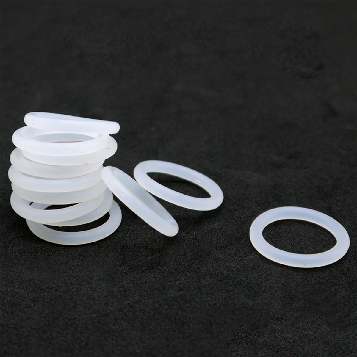 2mm White Food Grade O-Ring Waterproof Clear Silicone Rubber O