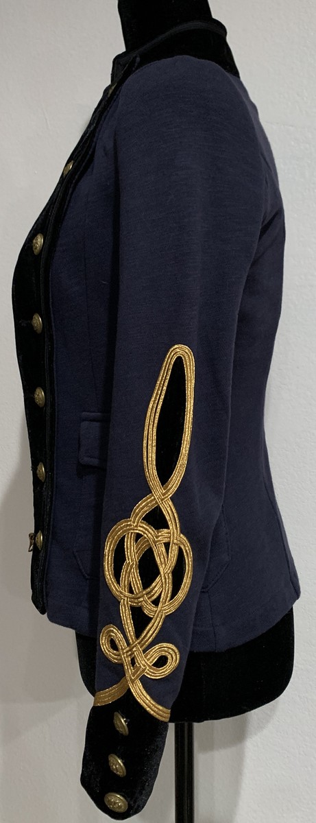 Ralph Lauren Denim & Supply Navy Blue Military Jacket XS | eBay