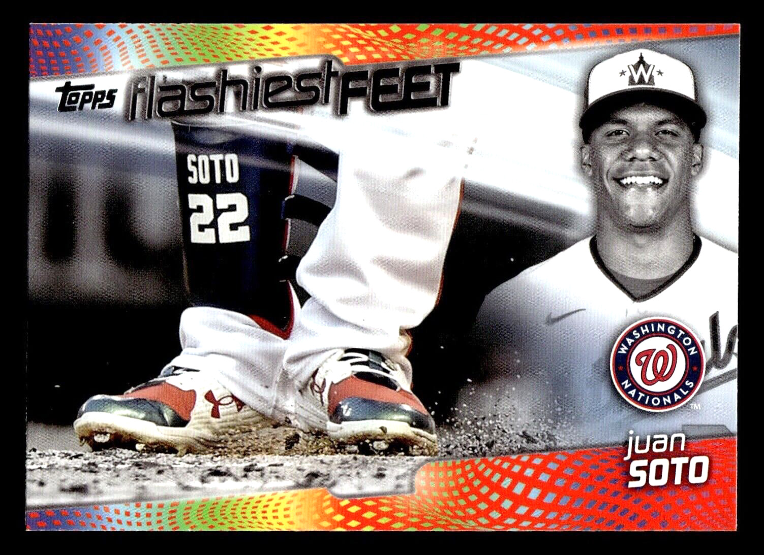 2022 Topps Juan Soto Flashiest Feet #FF-9 - Washington Nationals