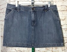 Route 66 Women's Blue Denim Jean Skirt Size 14