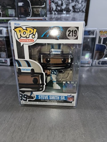 Funko Pop NFL Legend Carolina Panthers Steve Smith Sr. Figure w/ Protector