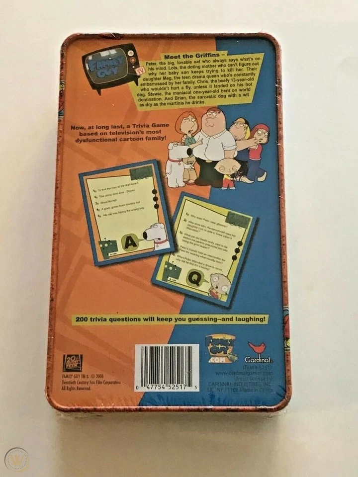 Family Guy Juego de Trivia en Lata Foto 2 de 2