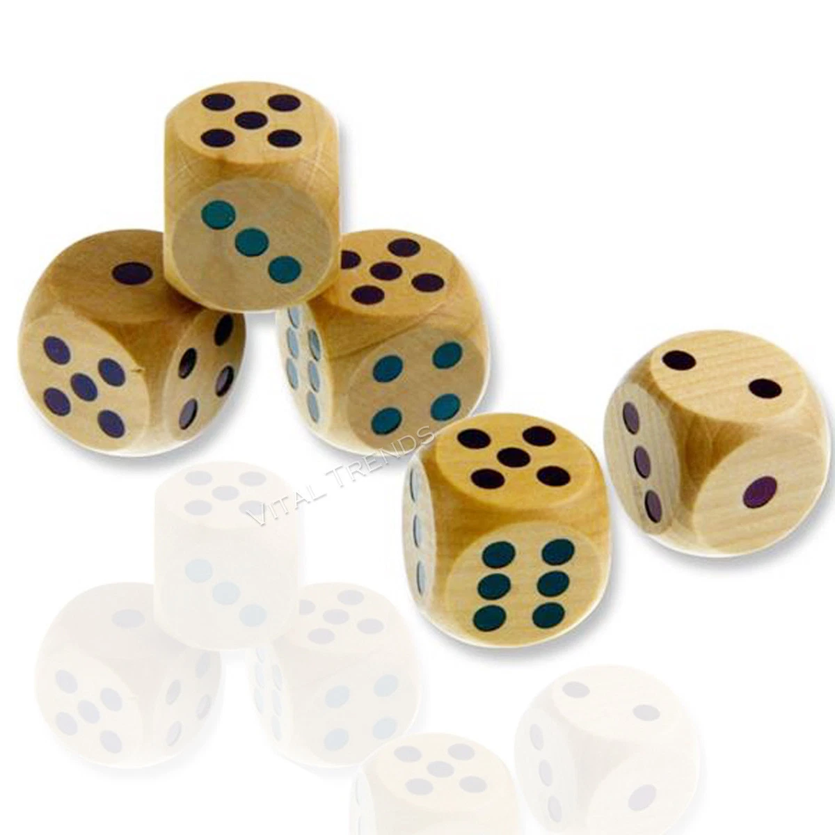 Colorful Giant Large Sponge Faux Leather Dice Six Sided Game Toy Party