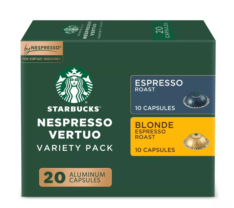 Vertuo Line Dual Pack Espresso 4.78oz 16ct for Rich Bold Flavor