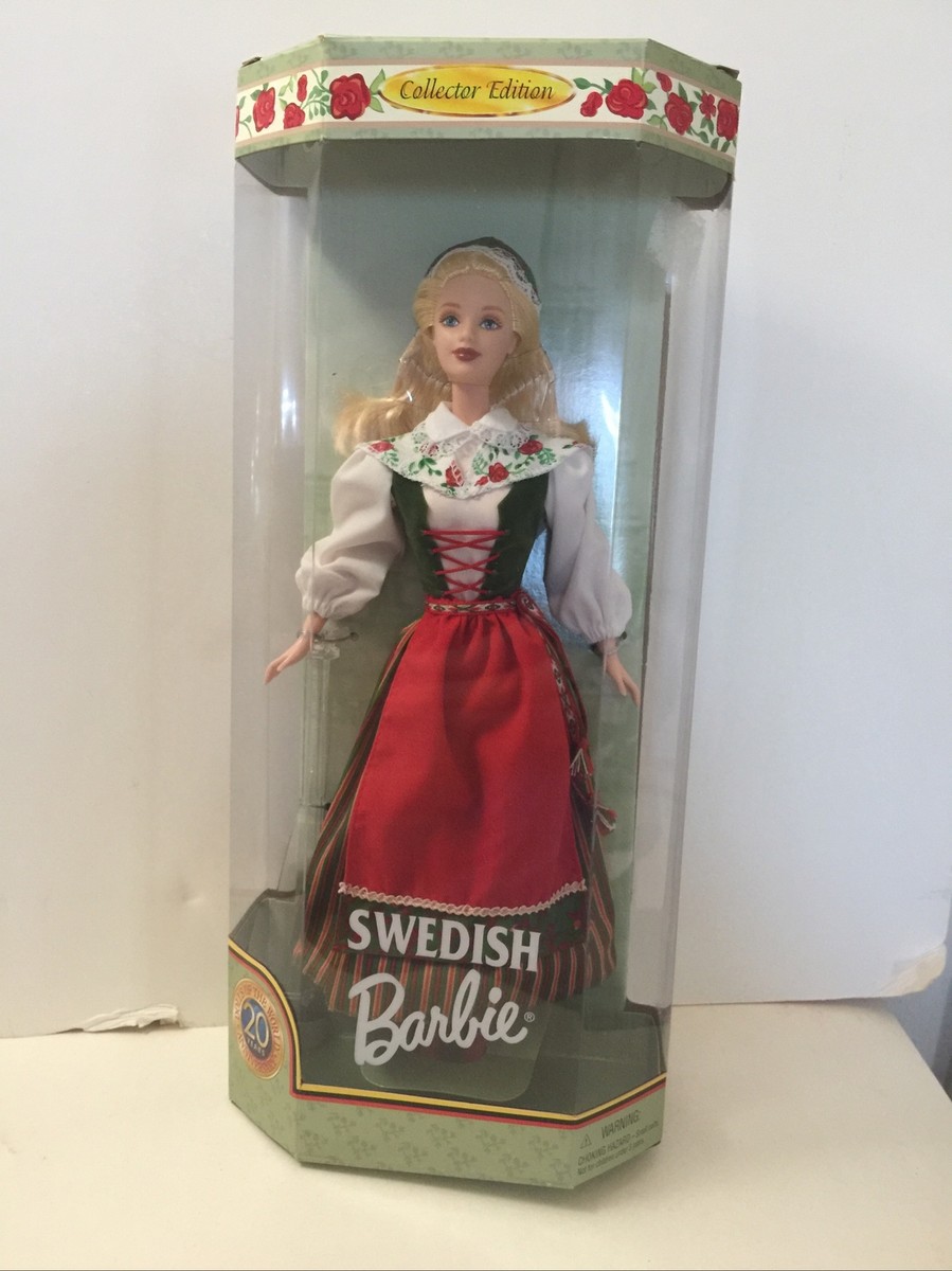 Swedish 1999 Barbie Doll, Dolls Of The World, Collector Edition