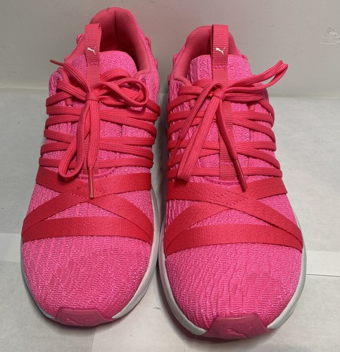 Mujer Puma Rosa Neón Espuma Suave Confort Zapatos Talla 7.5 - Imagen 8 de 9