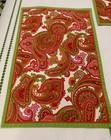 S/4 Pomegranate Inc.Paisley Red & Green Placemats EUC — photo 3