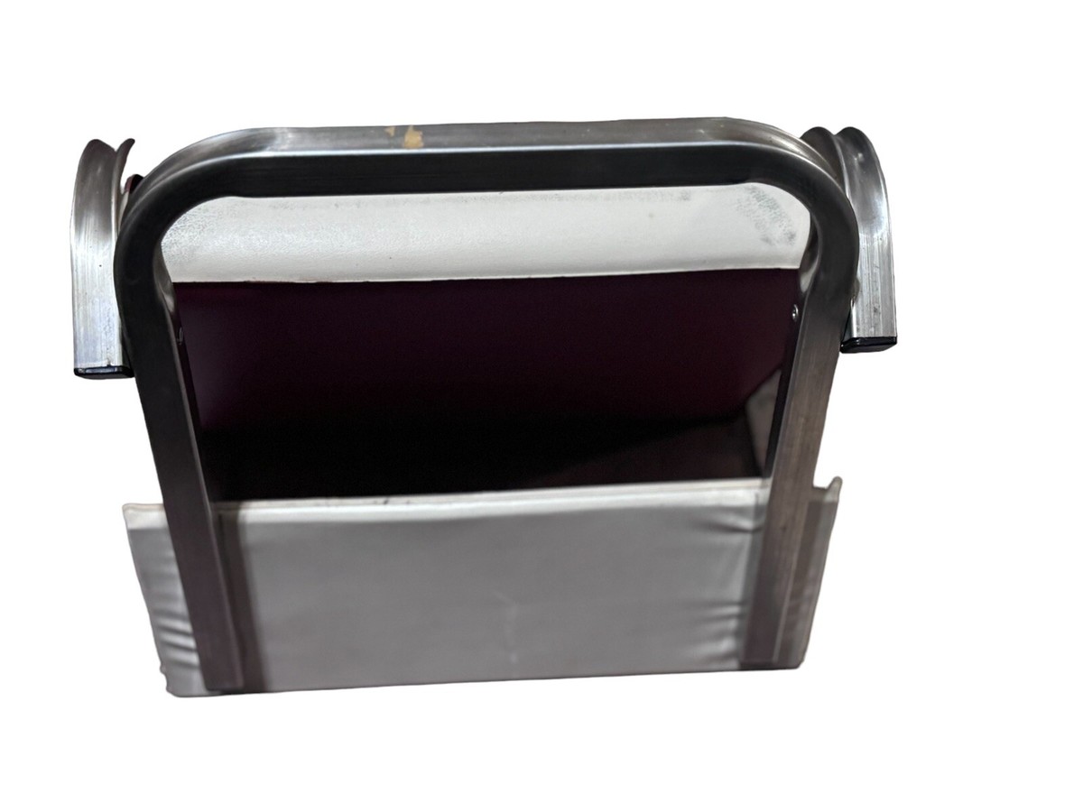 STARBAY : Fauteuil de bateau pivotant en placage de bois exotique, l'assise garnie d