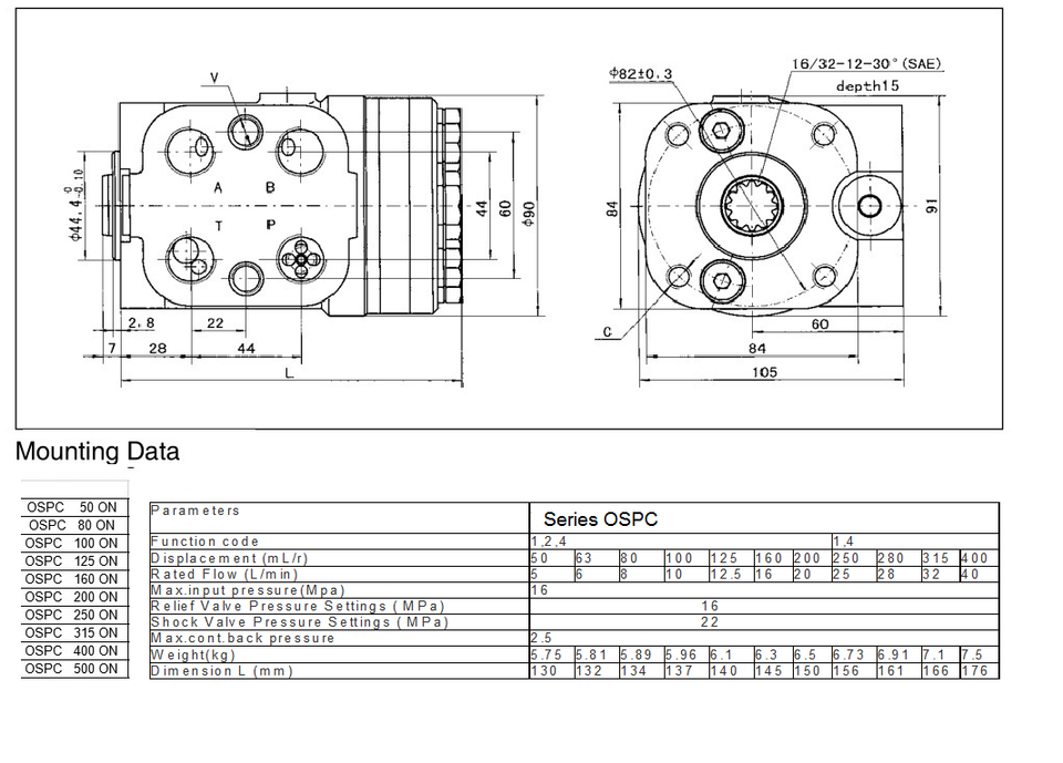 OSPC 80 Unità Di Controllo Dello Sterzo Con Orbitrol 150 N2150 - Foto 6