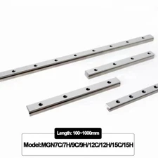 100-1000mm MGN7 MGN9 MGN12 MGN15 Linear Guide Rail Slides for CNC 3D Printer