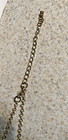STUNNING VINTAGE BIB TYPE ADJUSTIBLE LENGTH GOLD TONE & EARTHTONE NECKLACE — photo 2