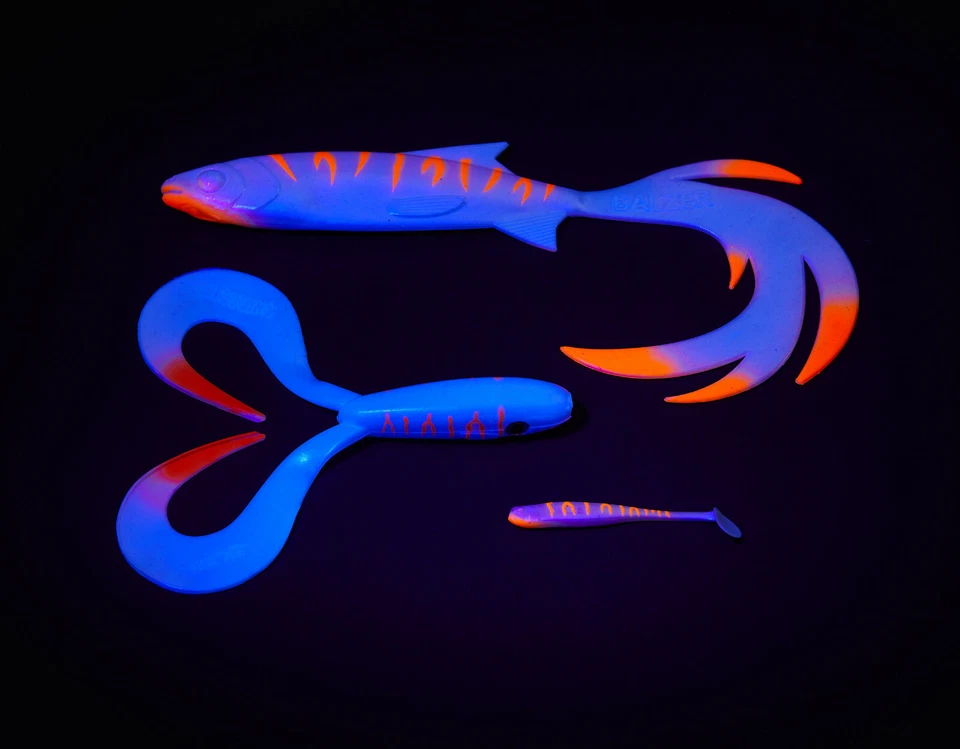 Shirasu Majo Perch Collector Albino Sonderfarben Pike Zander Reptile Shad Z Shad - Bild 2 von 2