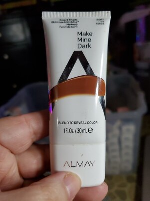 Almay Smart Shade Skintone Matching Makeup Foundation SPF 15 Make Mine Dark, 1oz
