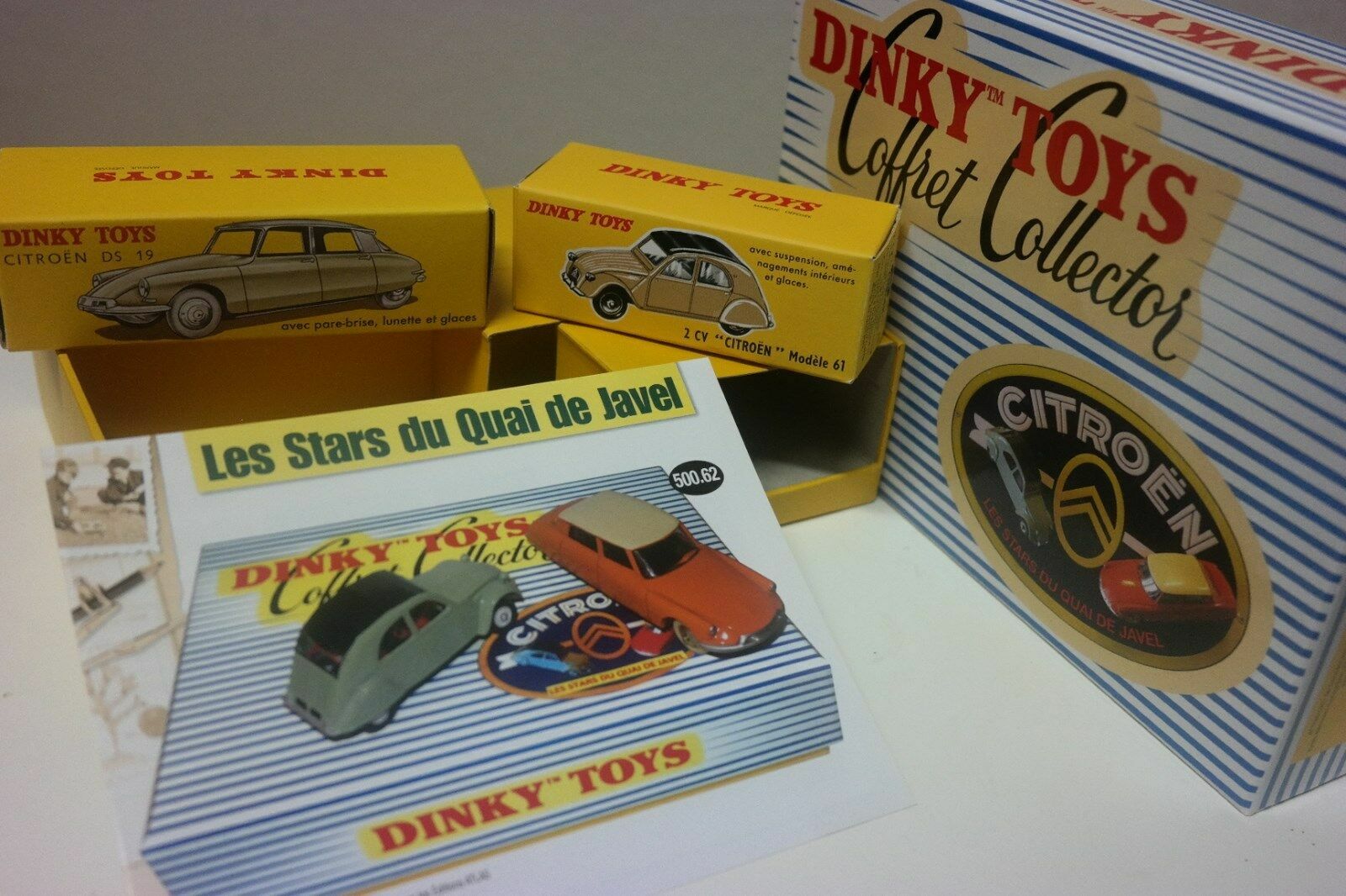 Dinky Toys F Atlas 1/43 Quai de Javel 500.62 coffret collector avec certificat