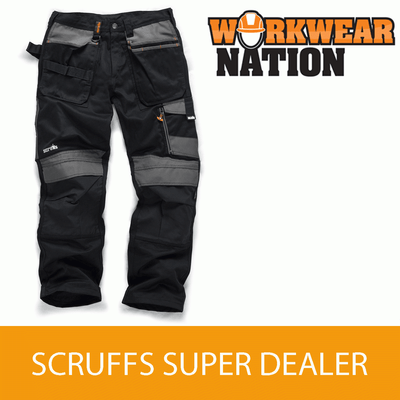 SCRUFFS Work Trousers 3D TRADE Hard 